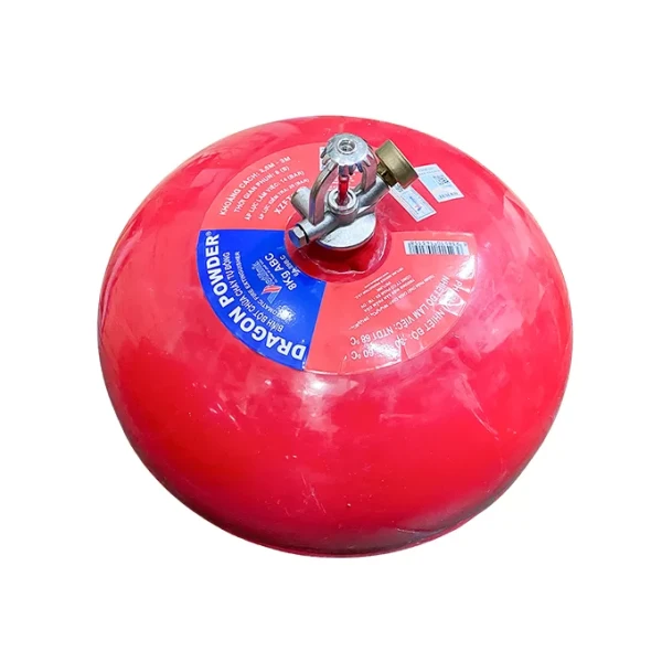 Bình cầu chữa cháy tự động bột ABC 8kg Dragon XZFT8 (Có KĐ)